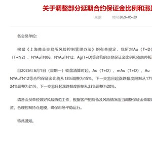 黄金价格陷入调整,上金所下调保证金比例